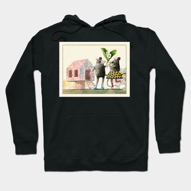 Mighty Mizzling Mouse and the Red Cabbage House Hoodie by FrisoHenstra